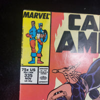 Thumbnail for Marvel Comics Captain America 1987 #335 Vintage Comic Book1