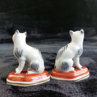 Thumbnail for Paris Samson Porcelain Style 'Staffordshire' Cat Chelsea Anchor Mark Figurine4