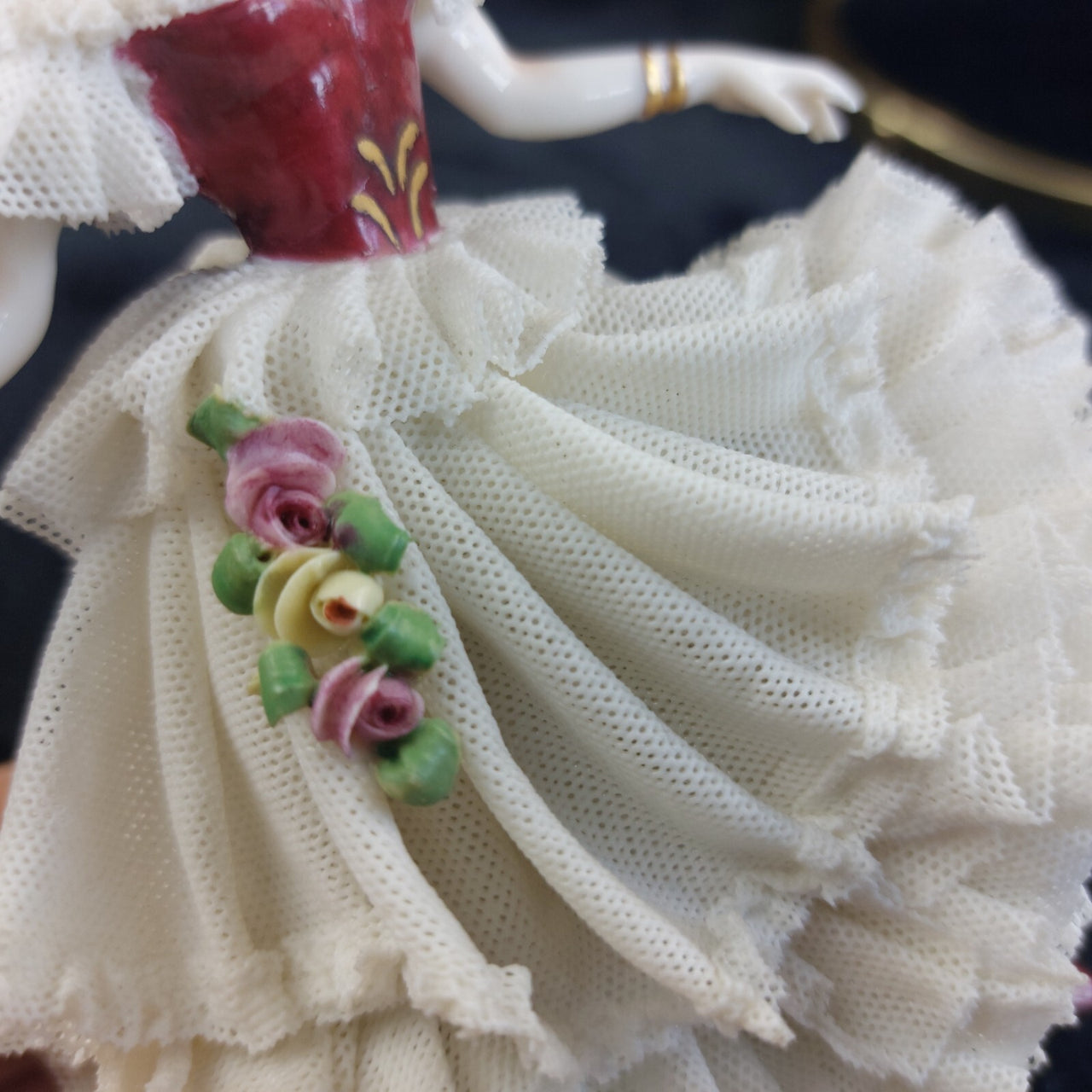 Alka Dresden Deco German Porcelain Torero Spanish Pair Dancer chip see pics 19
