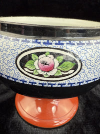 Thumbnail for Antique vase S.Hancock & Sons Cimson Ware Burslem England Cache Pot/Bowl onStand7
