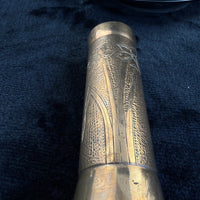 Thumbnail for antique copper vase Arts and Crafts Period with Motifs Floral heavy Collectable20