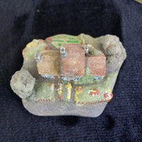Thumbnail for Lilliput Lane UK Cottage Set Acceptable Worn Lot 4 Croft Holme Dyke Sheep Garden2