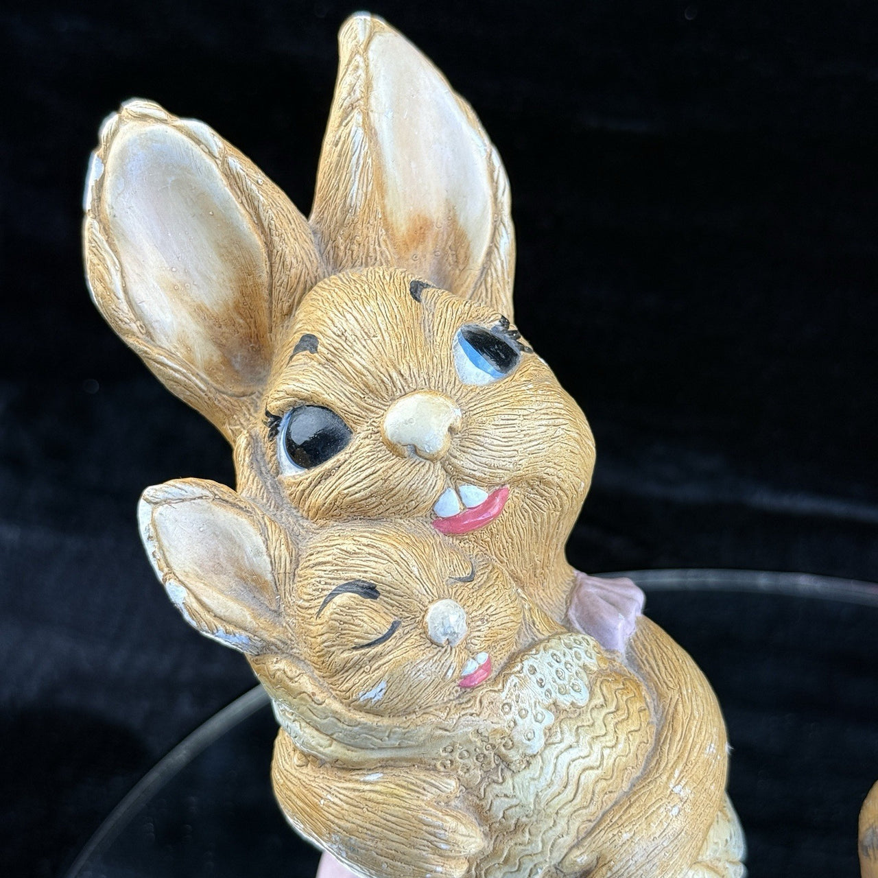 Rare Vintage Pepinware HandPainted Rabbit Figurines Mr. & Mrs. Flopsy Wallasey5