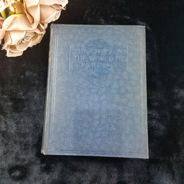 1934 The Story of the World in Pictures Edition Hardback Harley decor vtg book.1