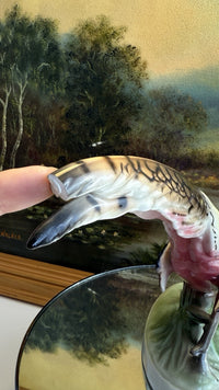 Thumbnail for Rare Art Deco Keramos Wien Porcelain Golden Pheasant Figurine - Made in Austria6