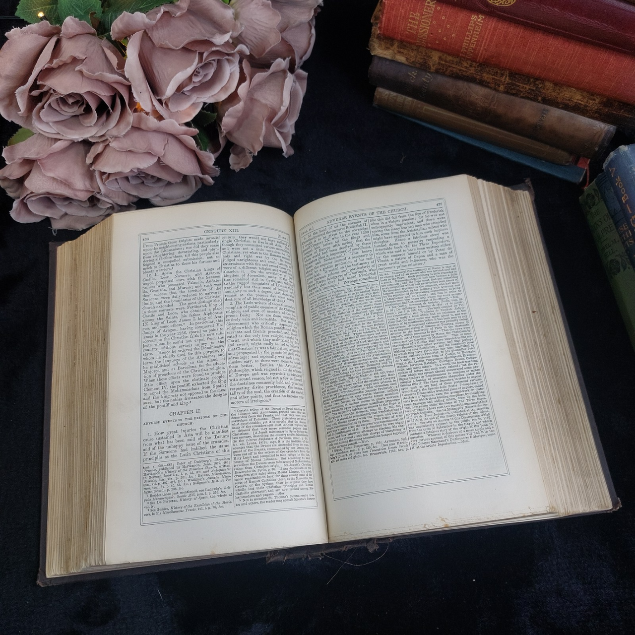 Mosheim Ecclesiastical History Theology Church Binding antique 1847 book gift8