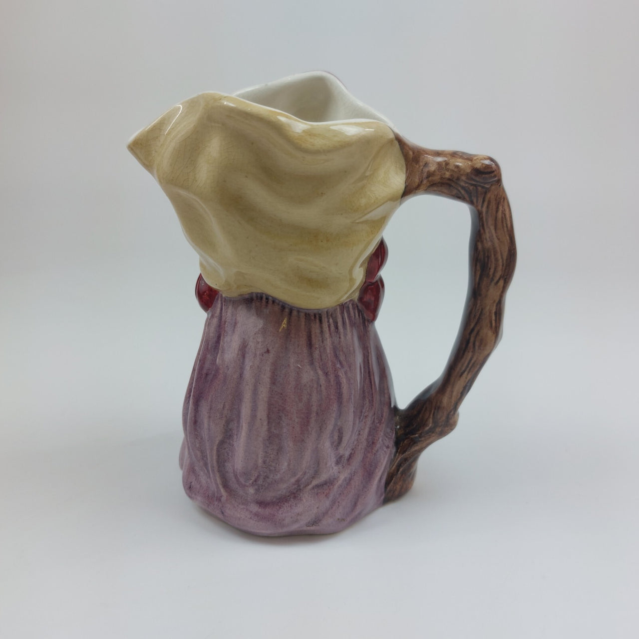 Hillsborough Ware HandPainted Lady Jug  7" 3