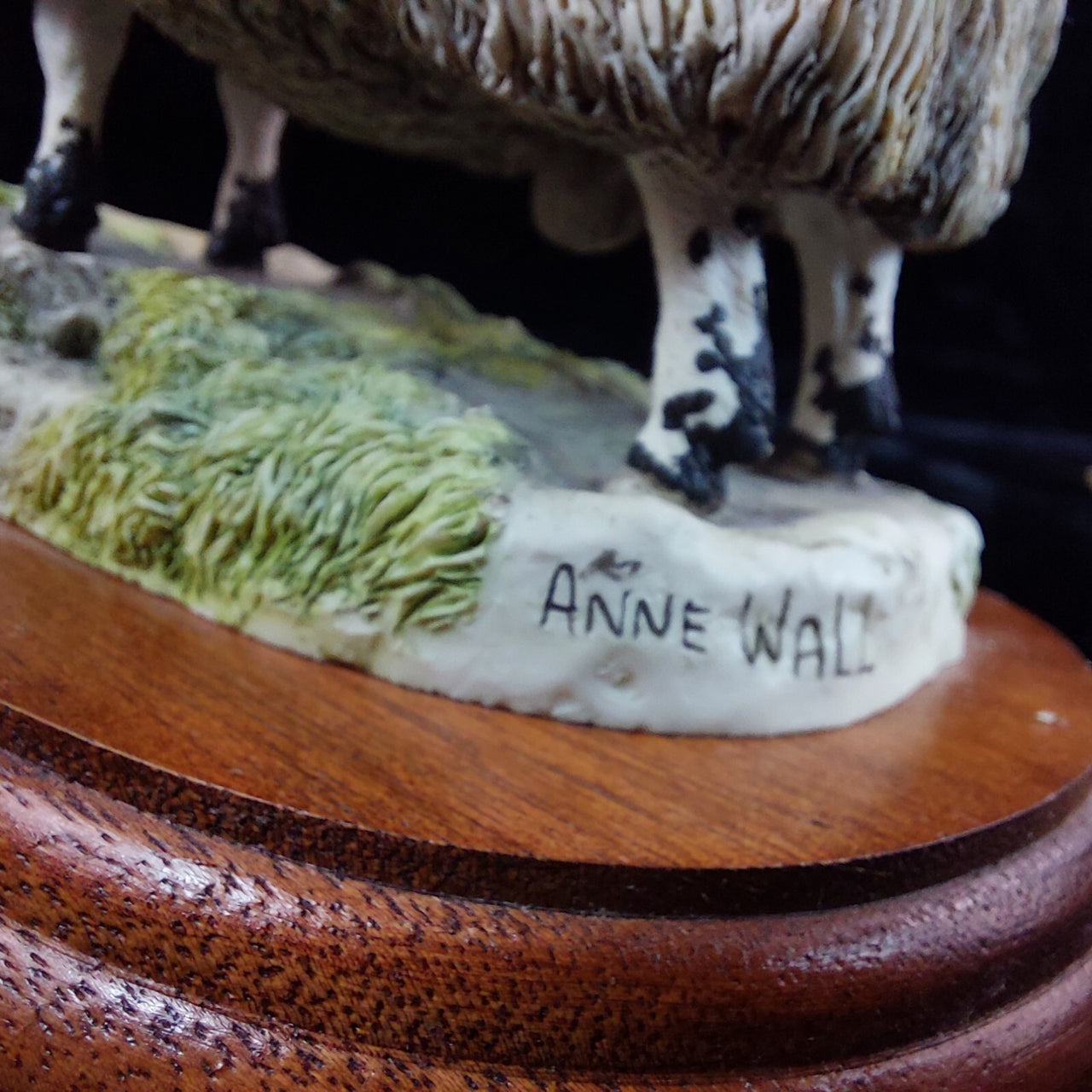Border Fine Arts 1995 Black Faced Tup Figurine by Anne Wall The County Show10