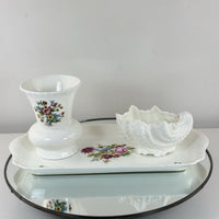 Thumbnail for Coalport Ming &shell Rose Dish Vanity Set Tray Vase Trinket Bowl Gift Bone China19
