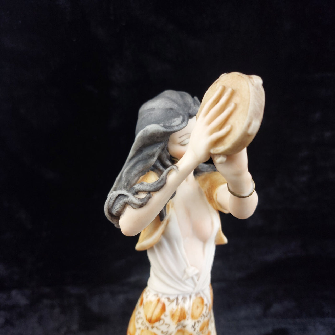 Giuseppe Armani Florence lady Figurine 14in Gypsy Semi Nude bohem decor8