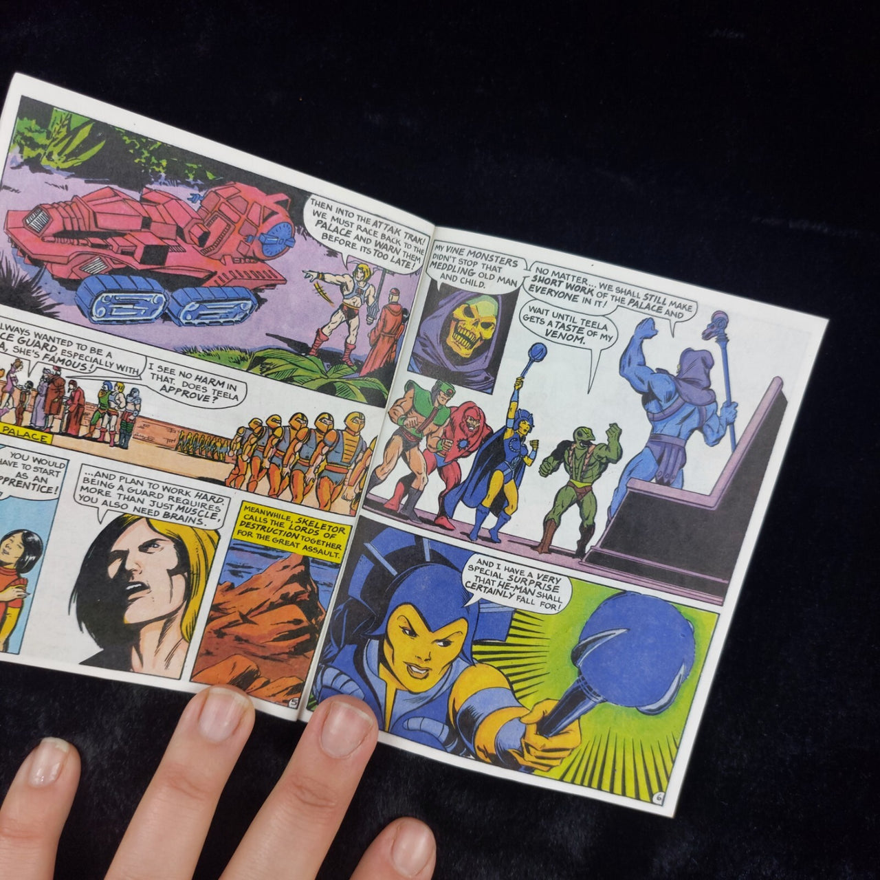 Masters of Universe the 1983 Double -Edged Sword Mattel Mini-Comic Vintage3