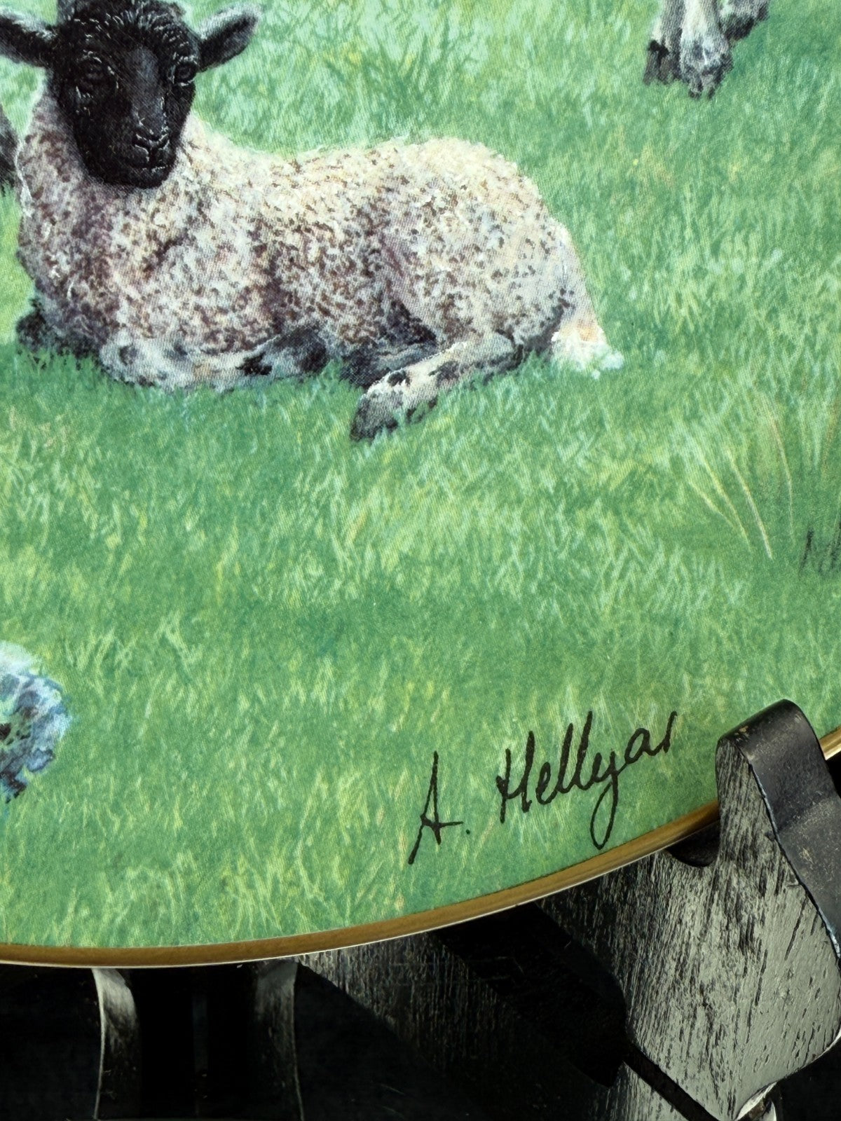 Border Fine Arts The "Spring Lambing" Collector's Plate James Herriot Series6