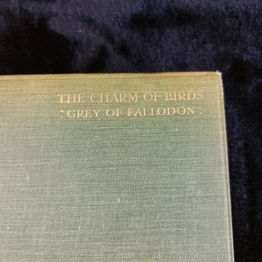 Grey of Fallodon Charm of Birds Hardcover 1927 3rd Impression Ornithology book1