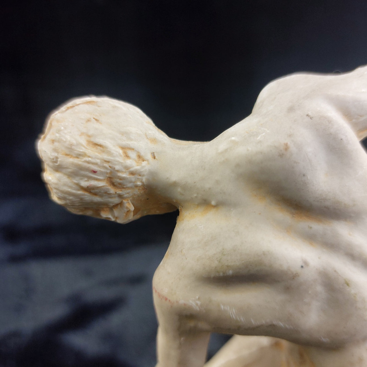 Greek Discobolus Thrower Discus Statue Made in Greece – 7in Resin Figure 347g.13
