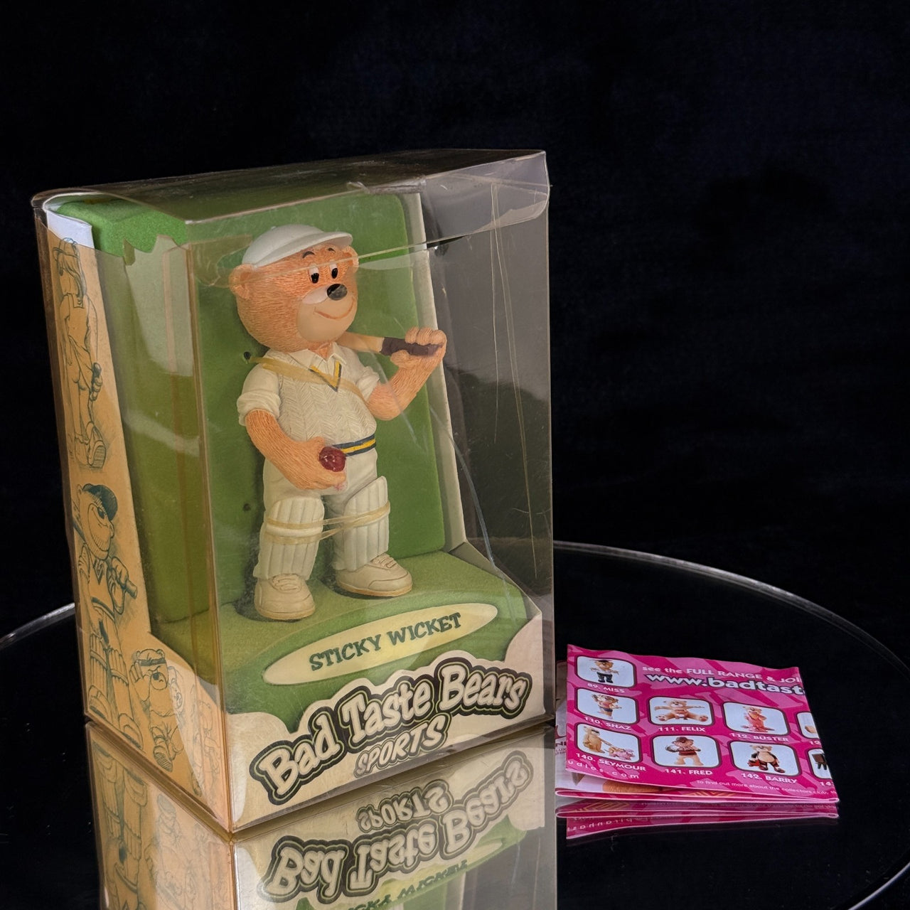 Bad Taste Bears Sticky Wicket Cricket Figurine Funny Gift see the box gift him0