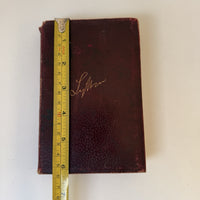 Thumbnail for Collins Days Last of Pompeii Lord Lytton Antique Red Leather Gilt Spine 1890s12