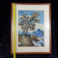 Thumbnail for Framed Needlepoint Art - Landscape, Mountain Vintage 13 x 16 Inch(41 x 33 cm)6