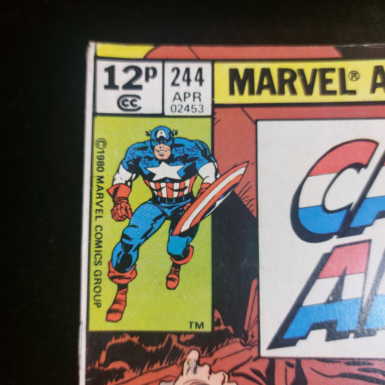 Marvel Captain America 244 A Monster Berserk Vintage 1980 Comic Book2