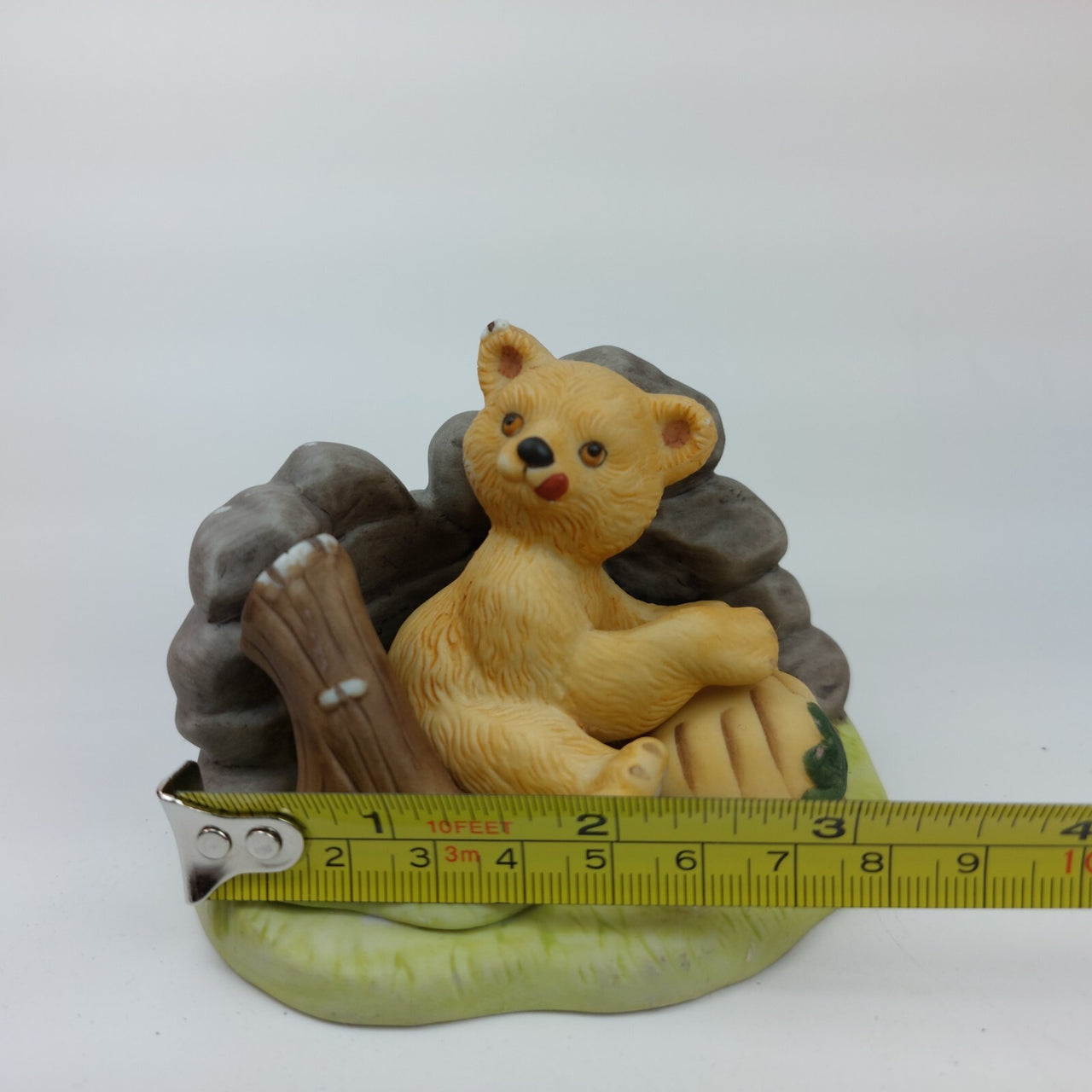 1984 Woodland Franklin Bear Jacqueline Smith Porcelain Hand Painted 3" Figurine2