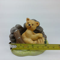 Thumbnail for 1984 Woodland Franklin Bear Jacqueline Smith Porcelain Hand Painted 3