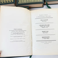 Thumbnail for Reader’s Digest Condensed 1980s Books Set x9 Green Leatherette Bookshelf Deco12