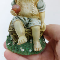 Thumbnail for Christine Haworth Leonardo Collection Things to Come Figurine Child Apple.11