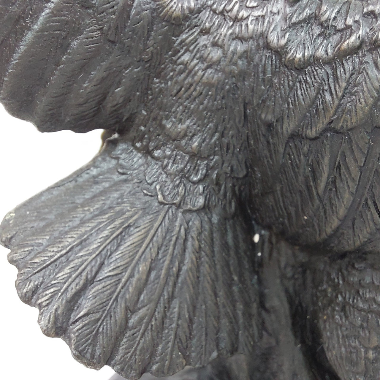 Heredities "Owl and Owlets" Cast Bronze  Resin  by C. Williams Sculpture.  5.25"7