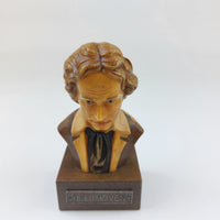 Thumbnail for Rare ANRI Handcrafted Vintage Beethoven Bust on Wood Base with Metal Nameplate5