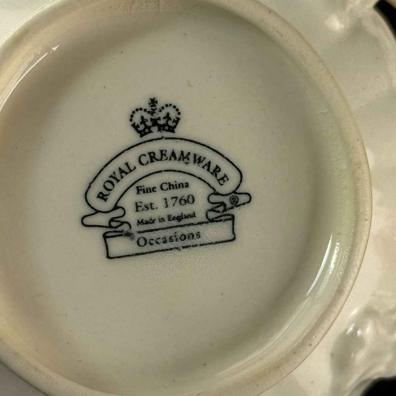 Royal Creamware Elegant "Occasions" Fine China Serving Set Porcelain Bowl Set7