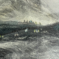 Thumbnail for Antique Hand-Colored Lithographs Dunstanborough Castle & Tynemouth Pair Prints5