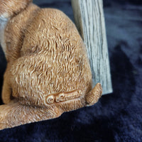 Thumbnail for Leonardo Collection 2002 To The Woods lovely Rabbit Figurine  Ornament 5.5