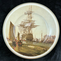 Thumbnail for John Ward China Bone Plates Set of 2 Whalers & Return to Harbour Nautical Ship6