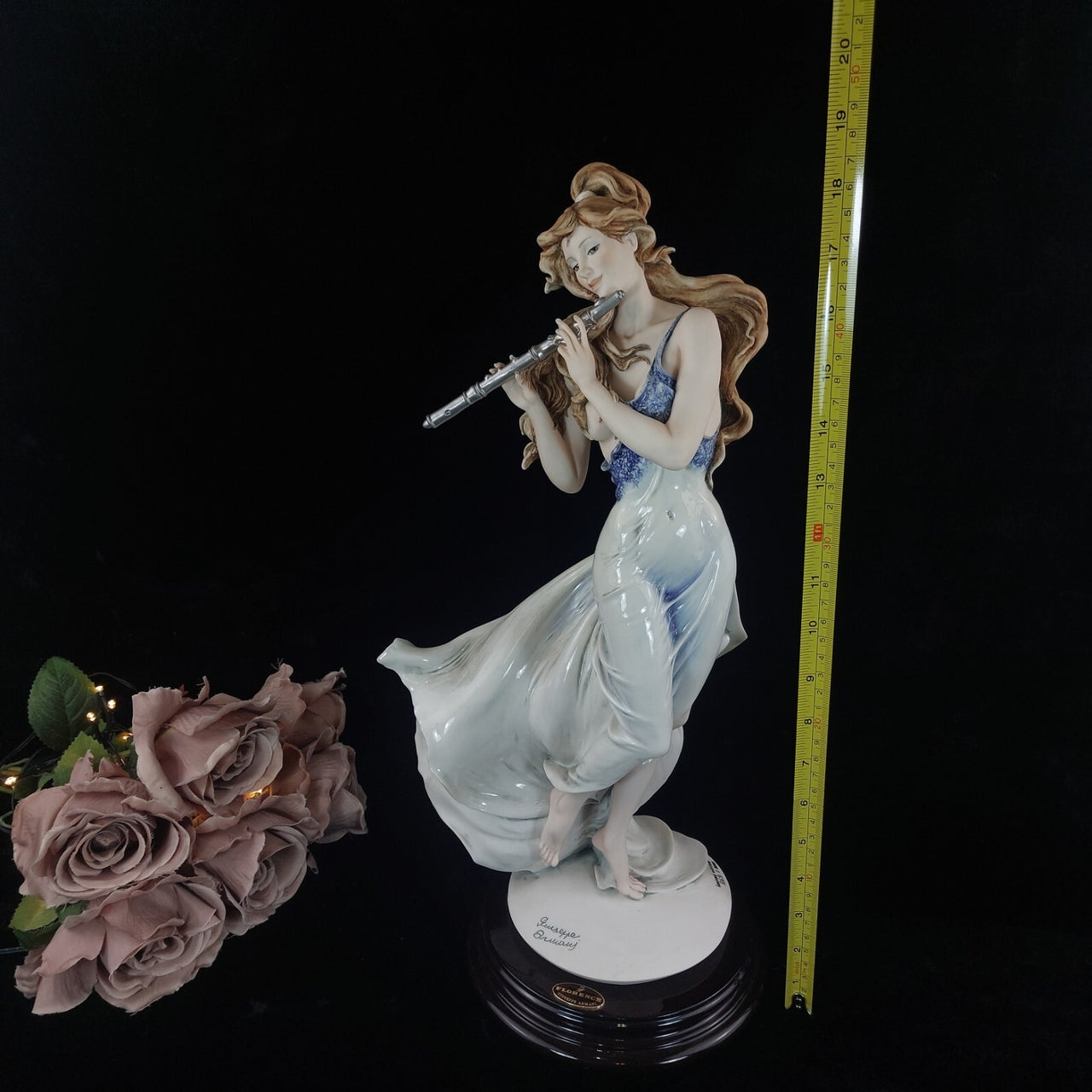 Giuseppe Armani Florence Figurine lady Magic Flute 1449C LE 269/3000 Boxed decor5