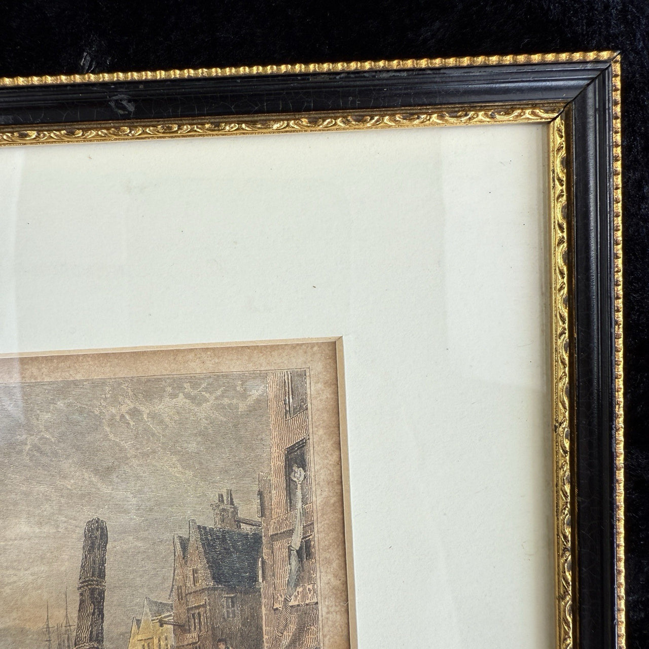 Antique c.1830 Hand-Coloured Engraving Print Bristol Harbour Lambert & Collard18