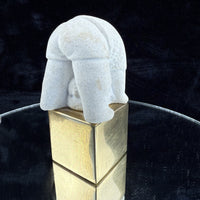 Thumbnail for Vintage Marbell Marg Bell by Stone Art Belgium Abstract Sculpture Brass Base 5