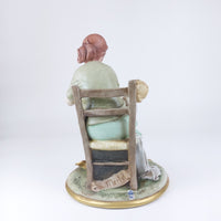 Thumbnail for RARE 1950s Capodimonte - Bruno Merli Signed Porcelain Child & Mother Figurine5