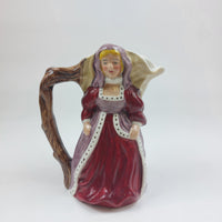 Thumbnail for Hillsborough Ware HandPainted Lady Jug  7