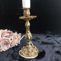 Thumbnail for Antique style Brass Baroque Table Lamp, 14 in, see the pictures Gold3