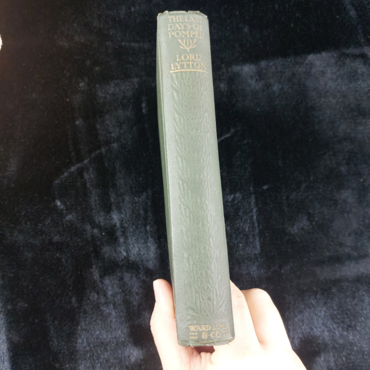 1911 Last The Days Of Pompeii Lord LyttonDecorative Edition Ward Lock Co Book.6