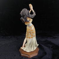 Thumbnail for Giuseppe Armani Florence lady Figurine 14in Gypsy Semi Nude bohem decor3