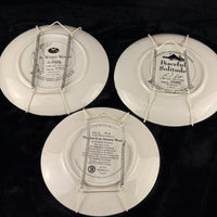 Thumbnail for Franklin Wildlife Mint Collector Plates Set x3 – Fine Porcelain, 1990s Art Each.14
