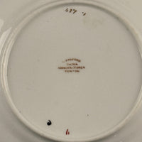 Thumbnail for Bradford China Fenton Tea Trio Red Floral Gilt Antique Cup Saucer Plate deco Set9