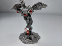 Thumbnail for Gothic Dragon  Figurine with Gem Sword - Heavy Metallic Collectible RARE Fantasy5