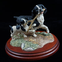 Thumbnail for Border Fine Arts 'Springer Spaniel & Pup' - J.A. Bubler Collectible Figurine13