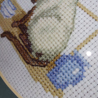Thumbnail for Handstitched Siamese Cat Cross Stitch Picture -Beautifully Framed Needlework Art5