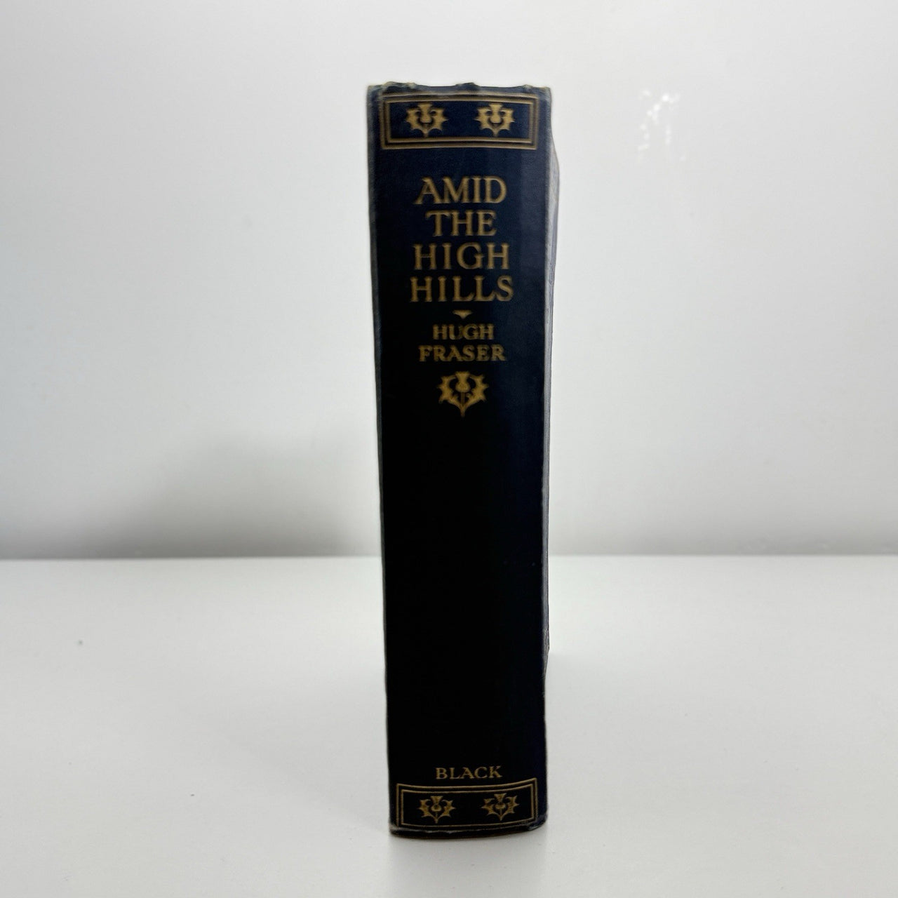 Antique Book Black 1923 Amid the High Hills by Hugh Fraser Illustrat 1st Edition2