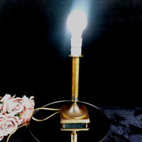 Thumbnail for Vintage Brass Lamp Table Patina EU Plug 915gr Classic 12