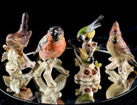 Thumbnail for 4* Goebel Vintage Bird Figurines 1960s W Germany HandPainted Porcelain Bird Lot0