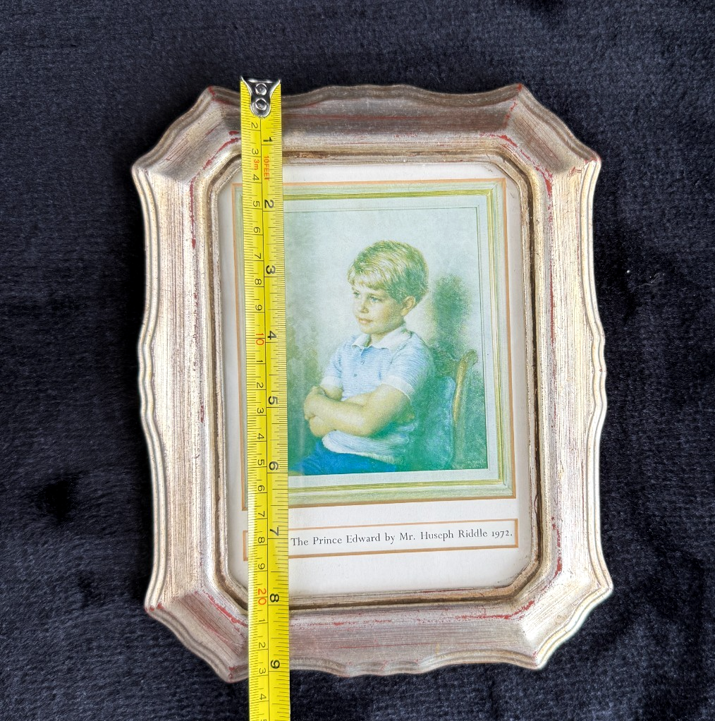 A Vintage Royal Portrait Print  H.R.H. The Prince Edward 19726