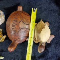 Thumbnail for Turtle Figurine Lot Collection 6 Good Resin Wood ceramic Carved Mallorca bundle10